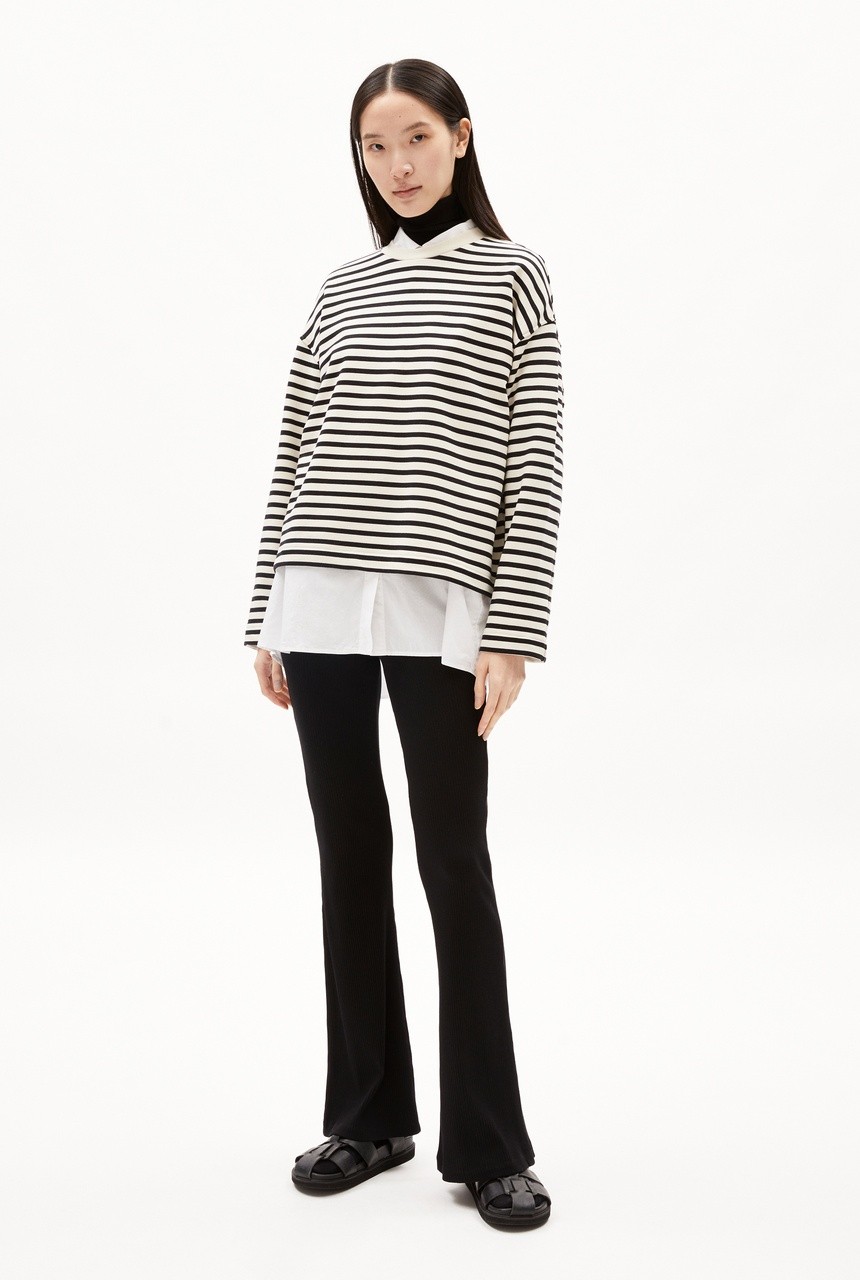 FRANKAA MAARLEN STRIPE | Armedangels | veganes Sweatshirt... XS von Armedangels