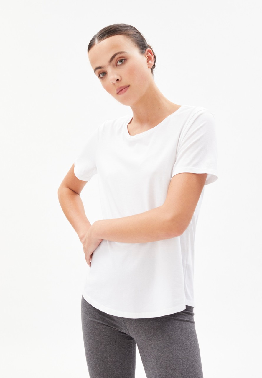 MINAA Armedangels | veganes T-Shirt | weiss XS von Armedangels