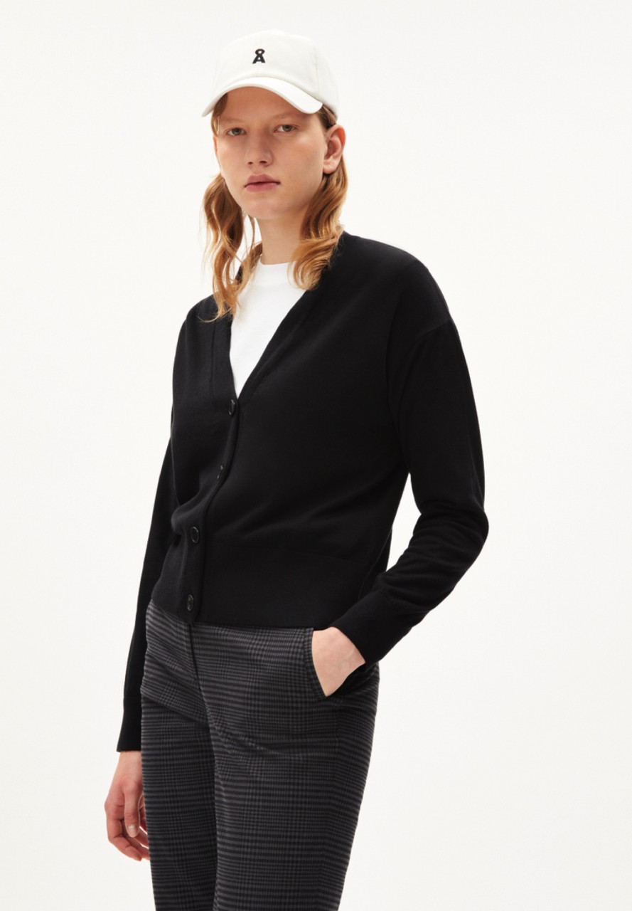 ODINAA | Armedangels | veganer Cardigan | schwarz L von Armedangels