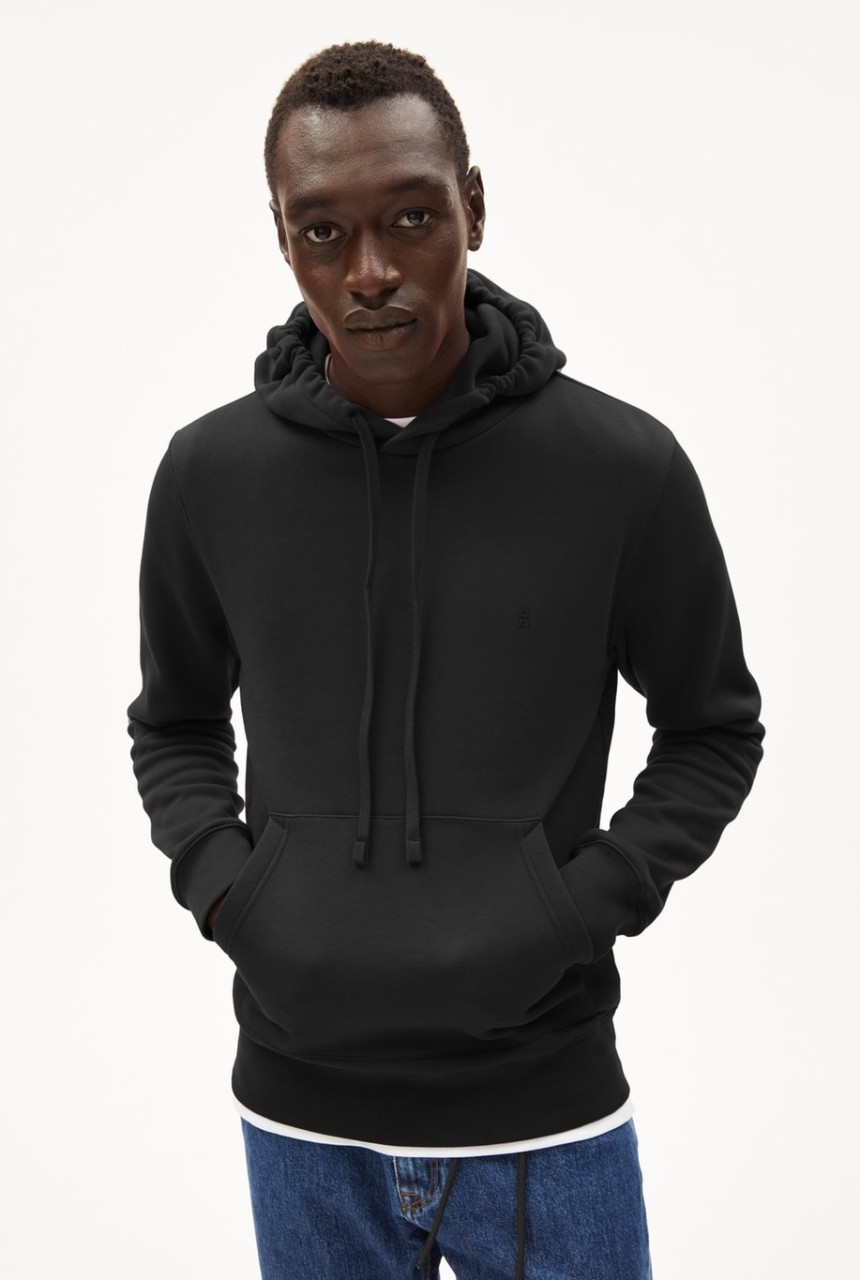 PAARLO COMFORT | Armedangels | veganer Hoodie | black M von Armedangels