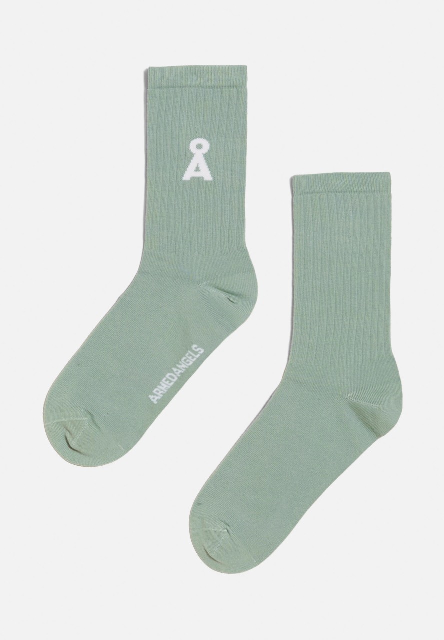 SAAMU BOLD | Armedangels | vegane Socken | jade 35-38 von Armedangels