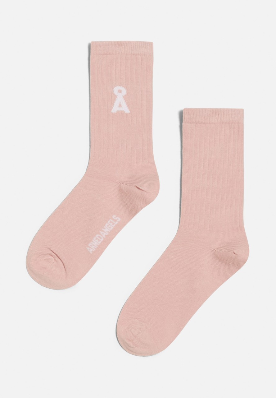 SAAMU BOLD | Armedangels | vegane Socken | rosa 35-38 von Armedangels