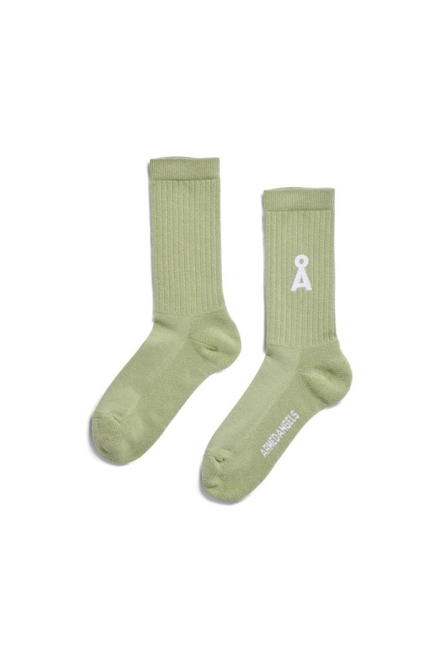 SAAMUS BOLD | Armedangels | vegane Socken | light matcha 39-42 von Armedangels