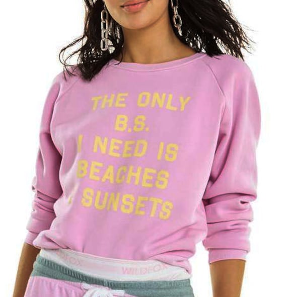 Die Einzige B.s, Die Ich Brauche, Ist Strände Und Sonnenuntergang Sweatshirt Gemütlicher Sommer Lounging Pullover Die Einzige B.s, Die Ich Brauche, Ist Strände Und Sonnenuntergang Sweatshirt Gemütlicher Sommer Lounging Pullover von ArmiTee