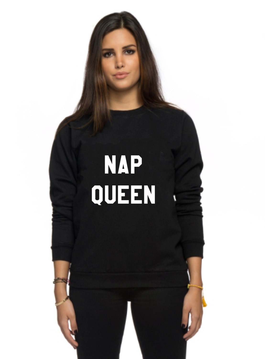 Nickerchen Königin Lustiges Sweatshirt Gemütlicher Pullover Nickerchen Königin Lustiges Sweatshirt Gemütlicher Pullover von ArmiTee