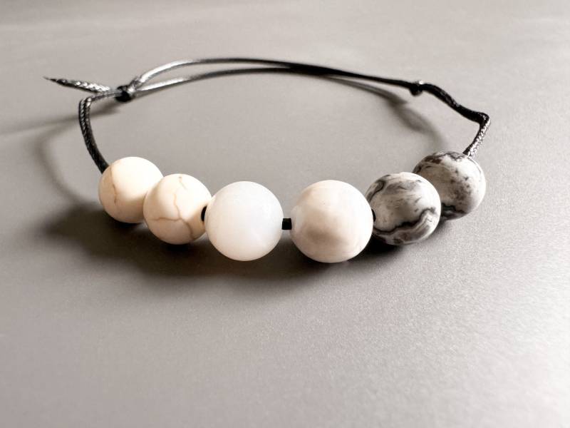 Achat Edelstein Armband, Chakra Kraftarmband, Schutzarmband Mit Edelstein, Talisman Geschenk, Armband von ArmoniaCollier