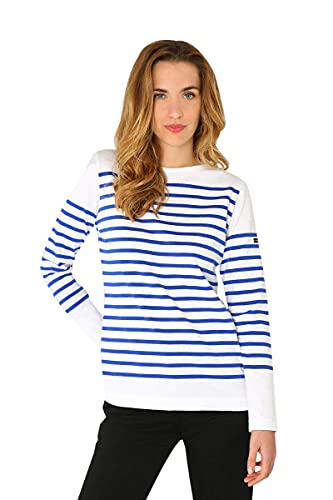 Armor Lux Damen 76838 Langarmshirt, Mehrfarbig (Blanc/Etoile Dw5), X-Large (Herstellergröße: 5) von Armor Lux