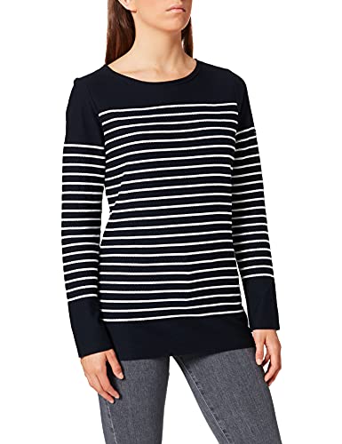 Armor Lux Damen Arzal Pullover, Rich Navy/Weiß, 44 von Armor Lux