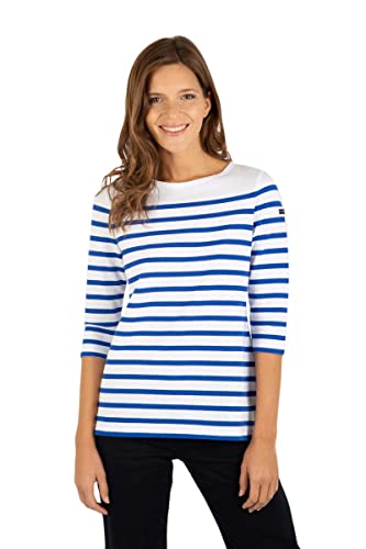 Armor Lux Damen Brest Pullover, Weiß/Stern, 42 von Armor Lux