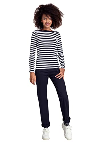 Armor Lux Damen Erquy Pullover, Rich Navy/Weiß, 34 von Armor Lux