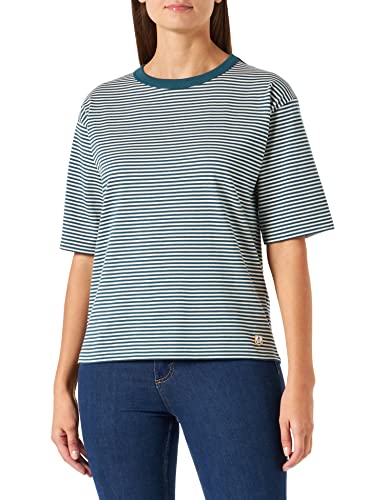 Armor Lux Damen Kurzarm-t-shirt "Eéritage" T Shirt, Petrol / Natur, L EU von Armor Lux