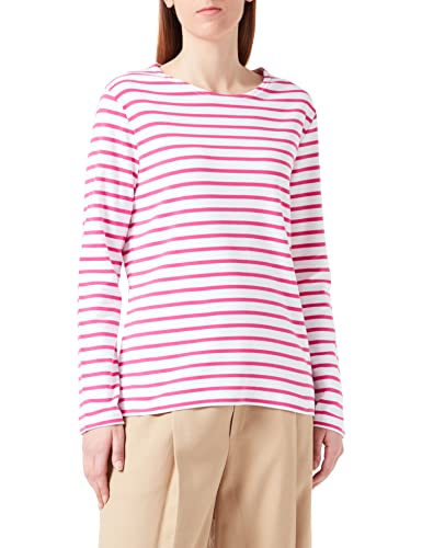 Armor Lux Damen Lesconil Matrosenanzug Pullover, Weiß/Fuchsia, 52 von Armor Lux