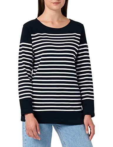 Armor Lux Damen Marinière Amiral Femme Langarmshirt, Mehrfarbig (Bi8 Rich Navy/Blanc Bi8), 36 (Herstellergröße: 1) von Armor Lux