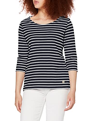 Armor Lux Damen Marinière Guerande Héritage Femme T-Shirt, Mehrfarbig (Bi8 Rich Navy/Weiß Bi8 Rich Navy/Weiß)., 42 (Herstellergröße: 4) von Armor Lux