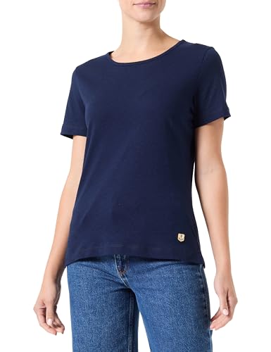 Armor Lux Damen Einfarbiges Baumwolle und Leinen T-Shirt, Seal, Large Armor Lux Damen Einfarbiges Baumwolle und Leinen T-Shirt, Seal, Large von Armor Lux