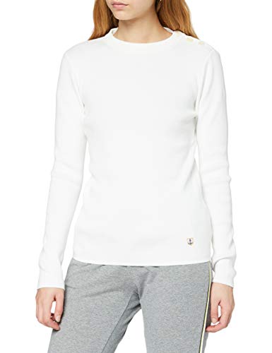 Armor Lux Damen Matrosenpullover Groix aus Baumwolle Pullover, Milk, 38 von Armor Lux