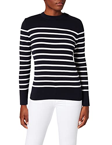 Armor Lux Damen marin briac Pullover, Blau(bi5 Rich Navy/Nature), 38 EU von Armor Lux