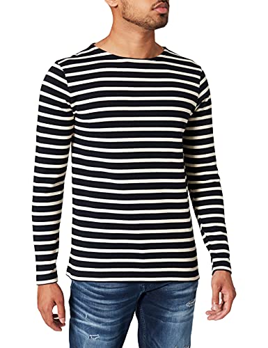 Armor Lux Herren Shirt im Marine-Stil Aviron aus Fairtrade-Baumwolle Pullover, Blau/Natur, XL Armor Lux Herren Shirt im Marine-Stil Aviron aus Fairtrade-Baumwolle Pullover, Blau/Natur, XL von Armor Lux
