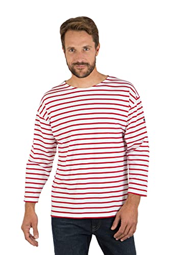 Armor Lux Herren Beg Meil T-Shirt, Mehrfarbig (Blanc/Braise 320), XX-Large (Herstellergröße: 6) von Armor Lux