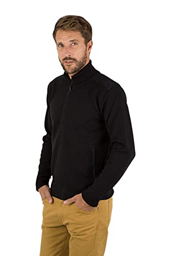 Armor Lux Herren Cardigan Carnac Homme Sweatshirt, Schwarz, X-Large von Armor Lux