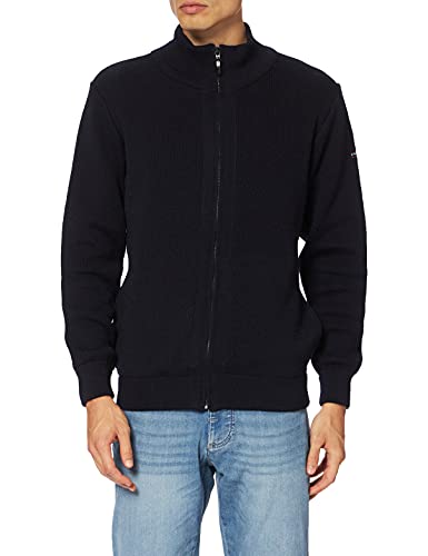Armor Lux Herren Cardigan mit Reißverschluss Kerlouan aus Wolle Pullover, Rich Navy, Small von Armor Lux