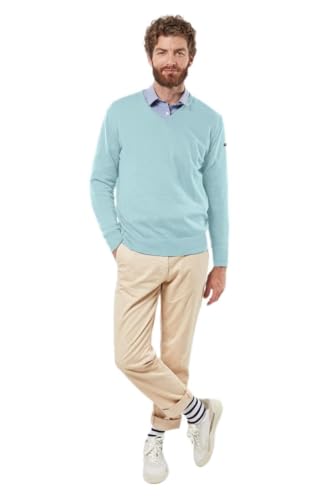 Armor Lux Herren HEnvc Pullover, Aqua, X-Large von Armor Lux