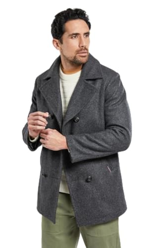 Armor Lux Herren KERMOR Caban Pijacke Caban Homme Kermor, grau meliert, 46 (Herstellergröße: 46) von Armor Lux