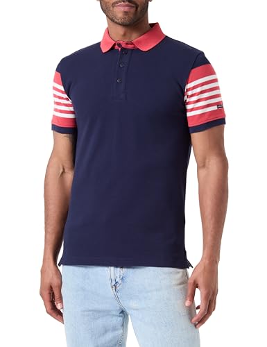 Armor Lux Herren Kurzärmeliges Poloshirt mit Abzeichen Polohemd, Marine Deep, 56 Armor Lux Herren Kurzärmeliges Poloshirt mit Abzeichen Polohemd, Marine Deep, 56 von Armor Lux