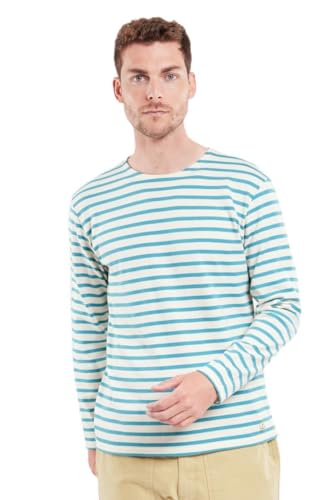 Armor Lux Herren Langärmeliges Merchandise Heritage Pullover, Natur/Pagoda, M Armor Lux Herren Langärmeliges Merchandise Heritage Pullover, Natur/Pagoda, M von Armor Lux
