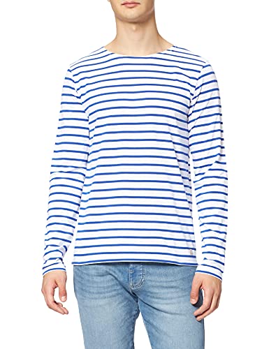 Armor Lux Herren Marinière "Plozévet" Homme Langarmshirt, Weiß (Dw5 Blanc/Etoile Dw5), L EU von Armor Lux