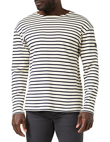 Armor Lux Herren Loctudy T-Shirt, Mehrfarbig (Nature/Navire 395), X-Small (Herstellergröße: 1) von Armor Lux