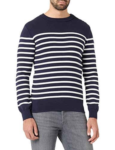 Armor Lux Herren Marin "Groix" Homme Pullover, Blau (6tq Navire/Milk 6tq), M EU von Armor Lux