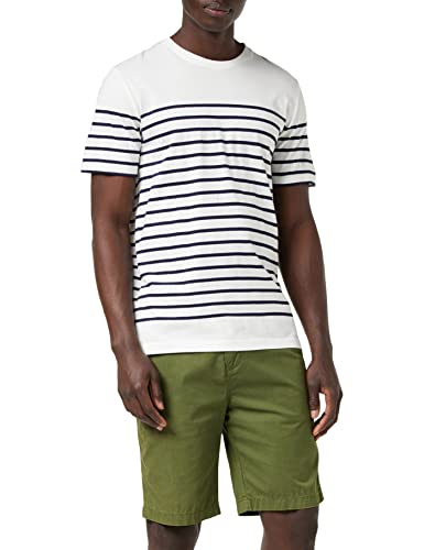 Armor Lux Herren Marinière "Etel" Héritage Homme T Shirt, Weiß (400 Blanc/Navire 400), L EU von Armor Lux