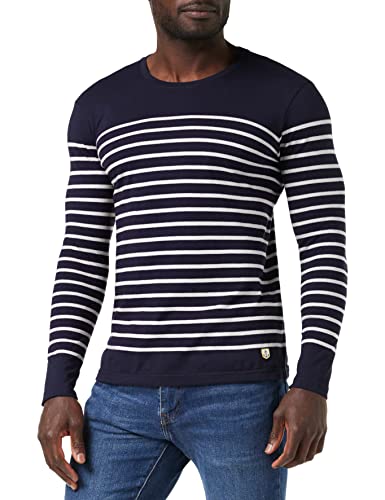 Armor Lux Herren Marinière 'Port-louis' Héritage Homme Langarmshirt, Mehrfarbig (600 Navire/Blanc 600), XXL EU von Armor Lux