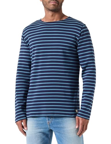 Armor Lux Herren Matrosenhemd aus Dicker Baumwolle Pullover, Marineblau Deep/Winterblau, L von Armor Lux