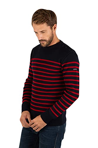 Armor Lux Herren Pull Marin Paimpol Homme Pullover, Mehrfarbig (Navire/Piment I78), X-Large von Armor Lux