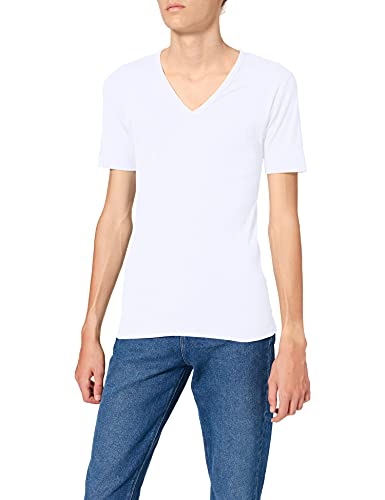 Armor Lux Herren T-Shirt, Weiß - Blanc (001 Blanc), Small (Herstellergröße: 2) von Armor Lux