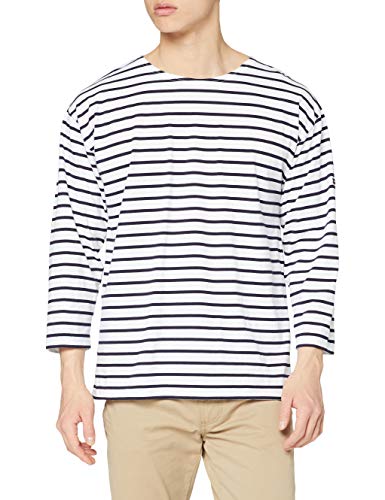 Armor Lux Herren T-Shirt Mariniere BEG MEIL M, Weiß (Blanc/Navire 400), XX-Large(Herstellergröße: 6) von Armor Lux