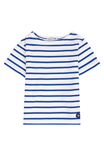 Armor Lux Mädchen Matrosenshirt Kids aus leichte Baumwolle T-Shirt, Mehrfarbig (Blanc/Etoile Dw5), 6 Jahre von Armor Lux