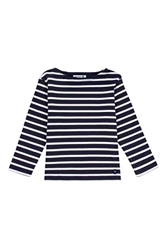 Armor Lux Unisex Baby Marinière "Loctudy" Enfant Mixte T Shirt, Blau (600 Navire/Blanc), 116 EU von Armor Lux