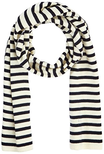 Armor Lux Unisex gestreifter Guidel aus Wolle Schal, Natur/Schiff, Medium von Armor Lux