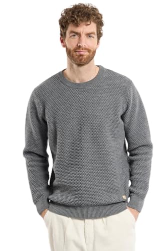 Armor-lux Herren Pull Pullover, Grau-Misty Grey, Medium von Armor Lux
