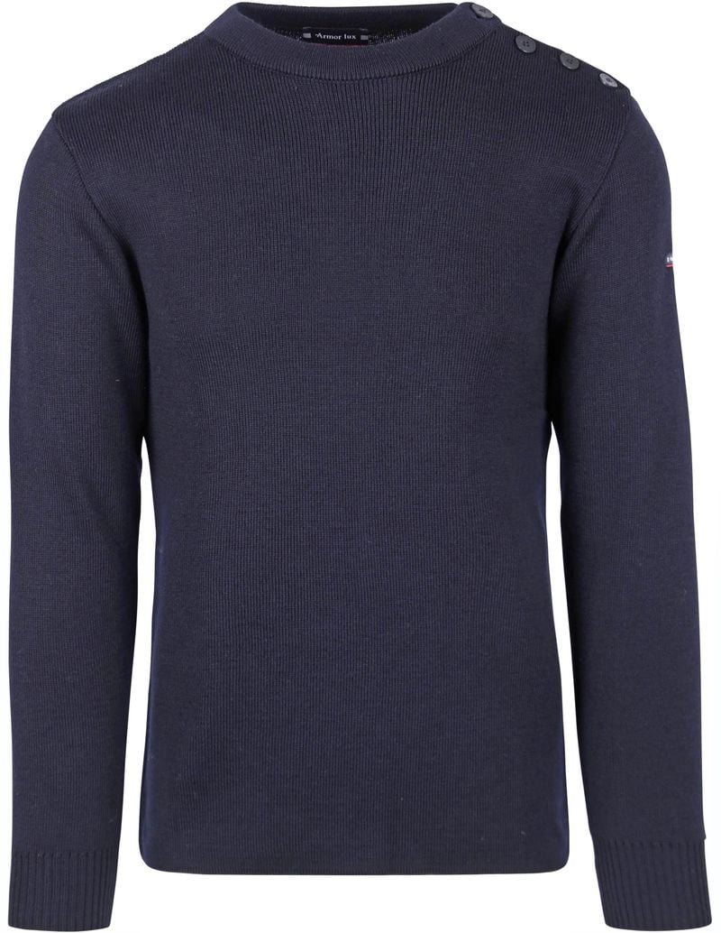 Armor-Lux Fouesnant Pullover Wolle Navy - Größe L von Armor-lux