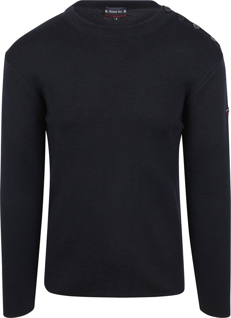 Armor-Lux Marin Goulenez Pullover Merinowolle Navy - Größe XL von Armor-lux