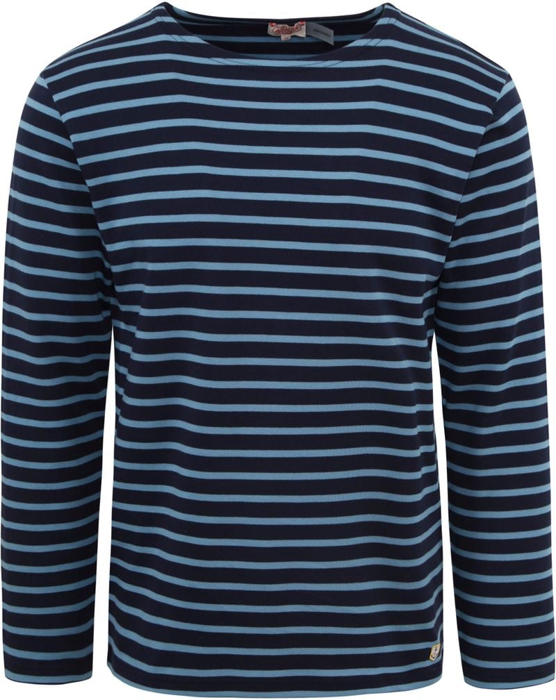 Armor-Lux Houat Pullover Navy Streifen - Größe L von Armor-lux