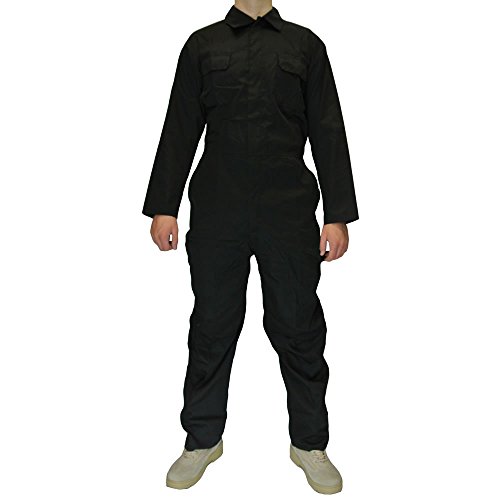 Army And Workwear Herren Blaumann Mechaniker Overall Blaumann Arbeitskleidung - Schwarz, L von Army And Workwear