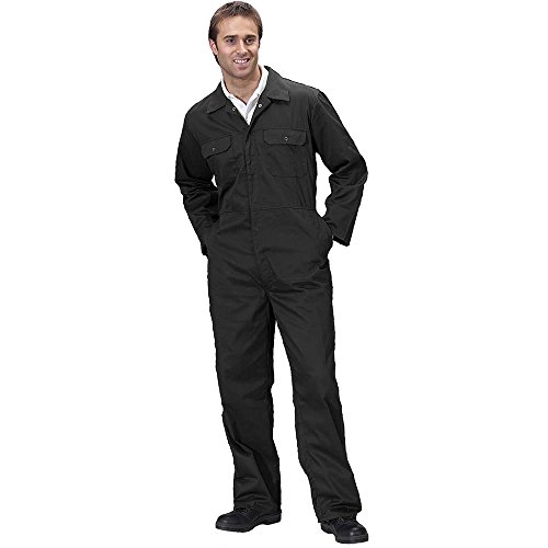 Army And Workwear Herren Overall, Schwarz - Schwarz, XXL von Army And Workwear