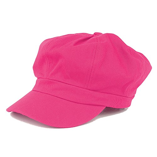 Leichte Damen-Schiebermütze aus 100 % Baumwolle mit weicher Passform und elastischer Rückseite. - Pink - Einheitsgröße von Armycrew