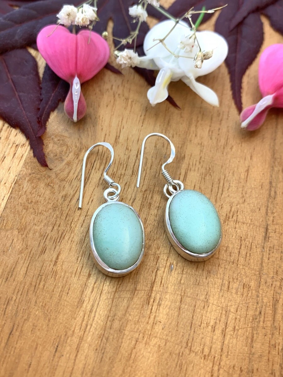 Chrysopras Ohrhänger Chrysopras Ohrhänger von ArnavaJewelry