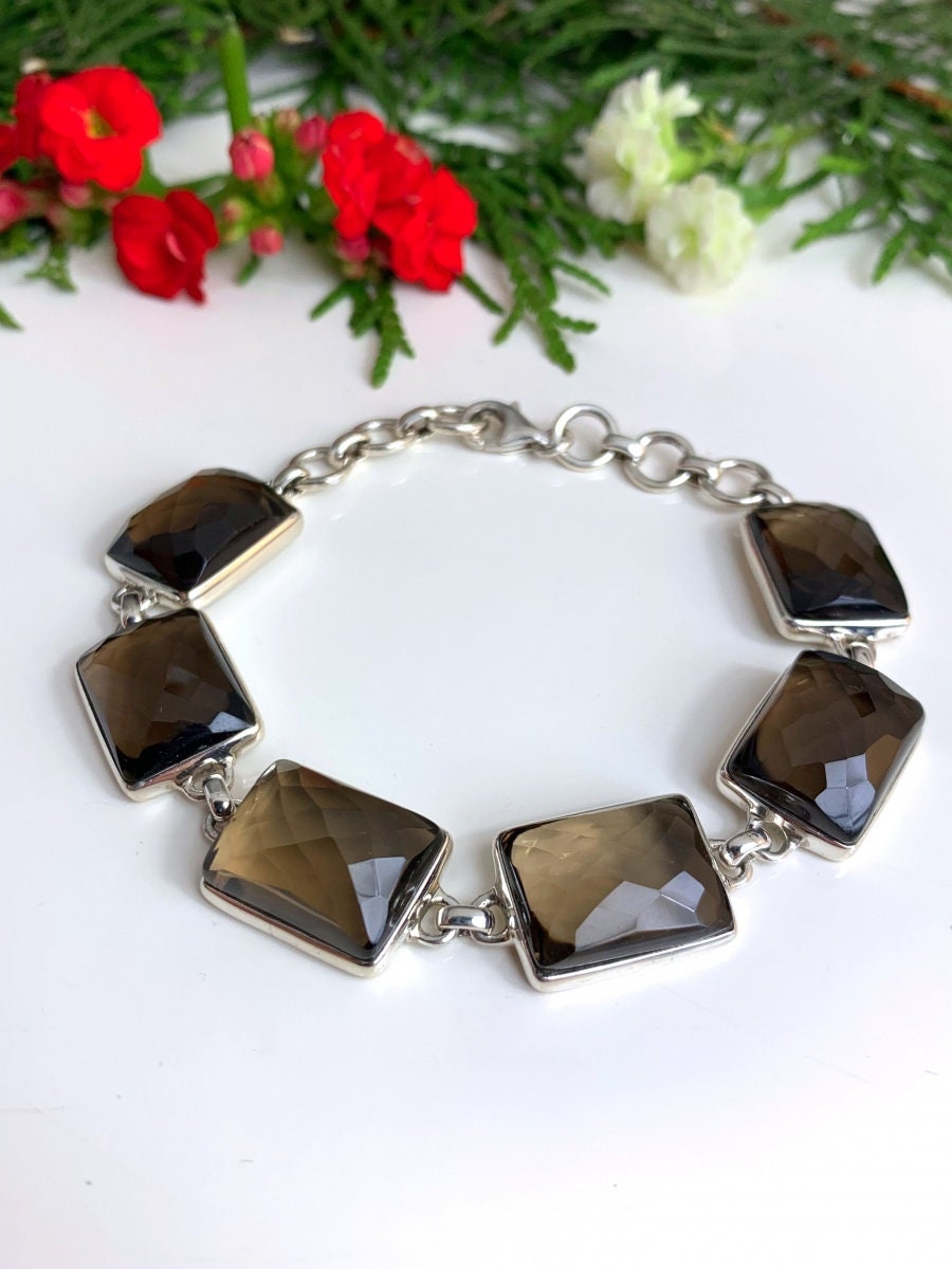 Rauchquarz Armband Rauchquarz Armband von ArnavaJewelry